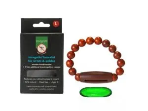 Incognito  Pulsera de madera con cápsula L