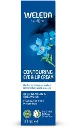Weleda Crema lifting para contorno de ojos y labios Genciana azul y Pensamiento alpino