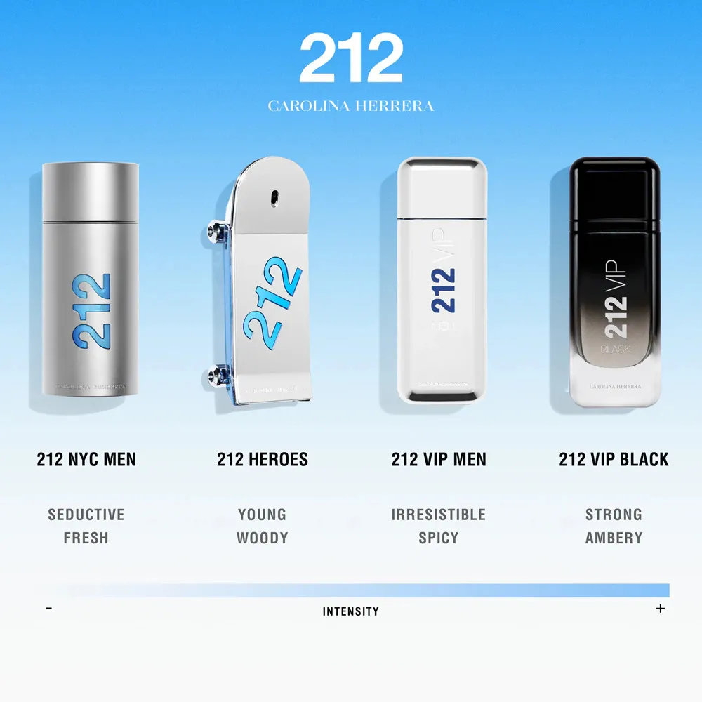 212 Men agua de tocador para hombre 200 ml