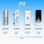 212 Men agua de tocador para hombre 200 ml