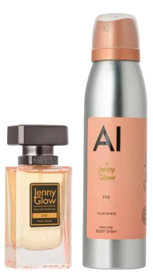 2PC G/S JENNY GLOW She 30 ML + Spray corporal