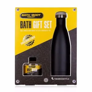 Accentra Bath Body Toolkit Set de Regalo de Baño Gel de Ducha 140 ml + Termo Botella