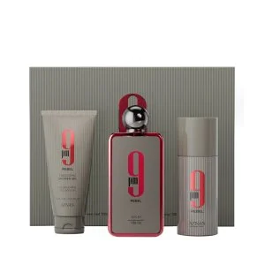 Afnan 9 pm Rebel 100 ml + spray corporal 150 ml + SG agua de perfume unisex