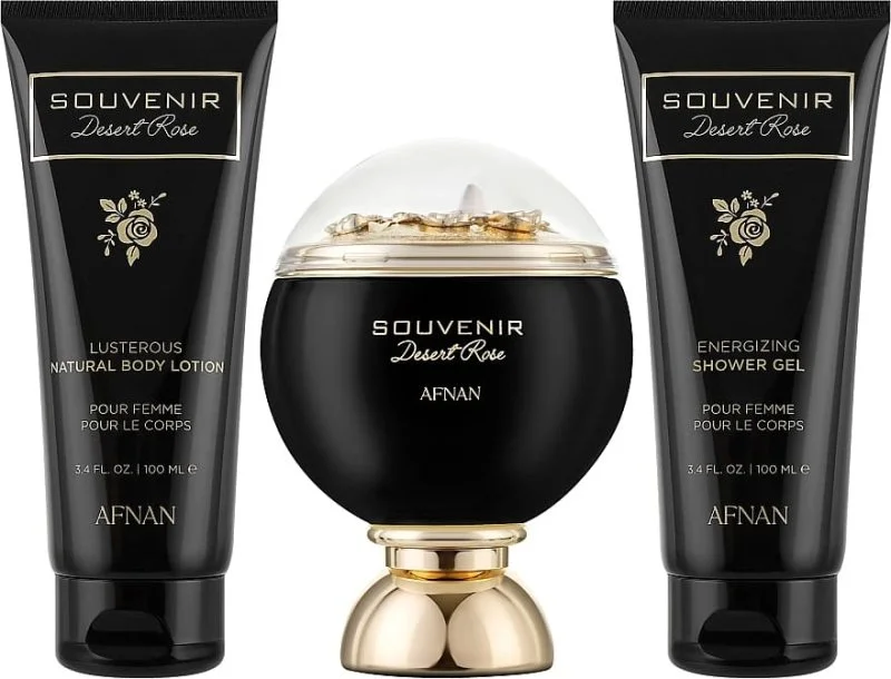 Souvenir Desert Rose U Eau de Parfum 100 ml + loción corporal 100 ml + gel de ducha