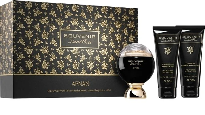 Souvenir Desert Rose U Eau de Parfum 100 ml + loción corporal 100 ml + gel de ducha