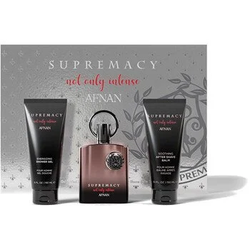 Supremacy Not Only Intense estuche de regalo 100 ml + gel de ducha 150 ml + bálsamo para después del afeitado extracto de perfume para hombre