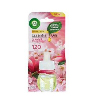Air Wick Magnolia y Flores de Cerezo recarga líquida para dispositivo eléctrico 19 ml