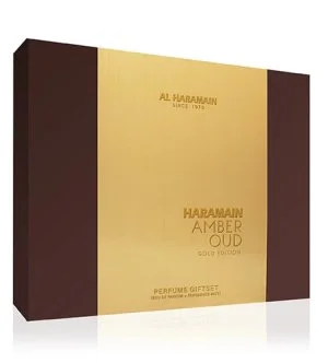 Al Haramain Amber Oud Gold Edition set de regalo 75 ml + agua de perfume 30 ml + bruma corporal perfumada unisex