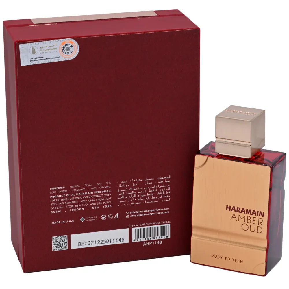 Amber Oud Ruby Edition agua de perfume unisex 60 ml