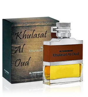 Al Haramain Khulasat Al Oud agua de perfume para hombre 100 ml