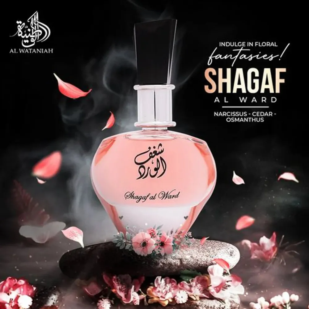 Shagaf Al Ward agua de perfume para mujeres 100 ml
