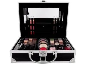 2K All About Beauty Estuche negro con paleta de maquillaje completa