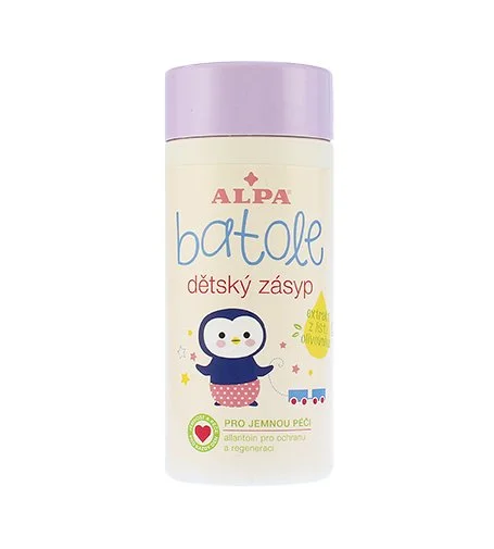 Batole talco infantil con extracto de hoja de olivo, espolvoreador 100 g