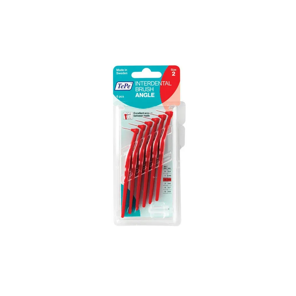 Angle cepillos interdentales 0,5 mm 6 uds.