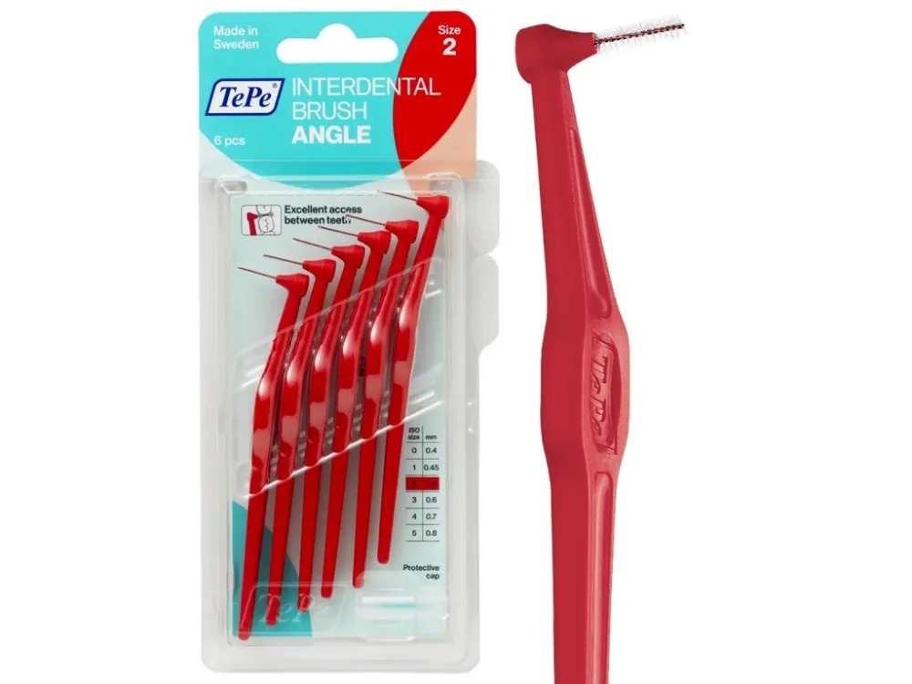 Angle cepillos interdentales 0,5 mm 6 uds.