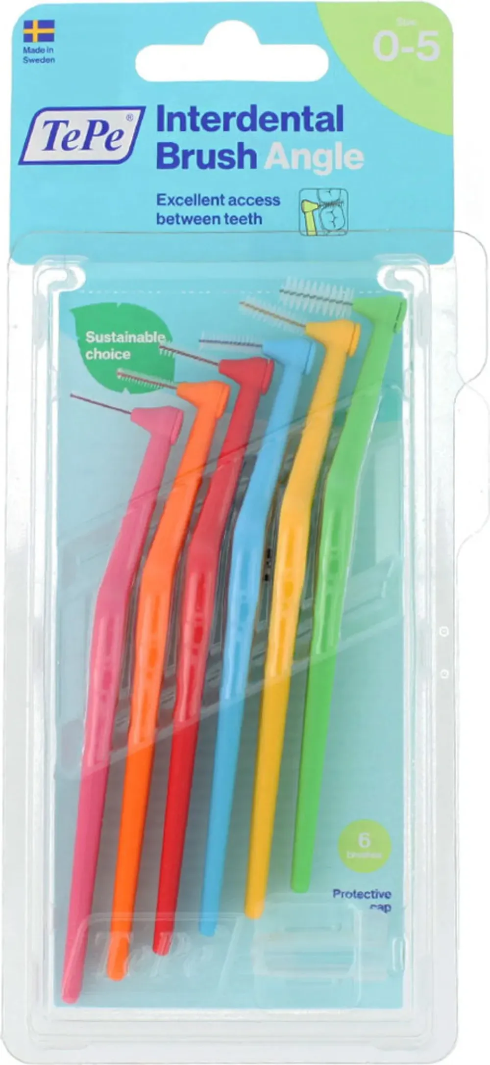 Angle cepillos interdentales surtidos 6 uds