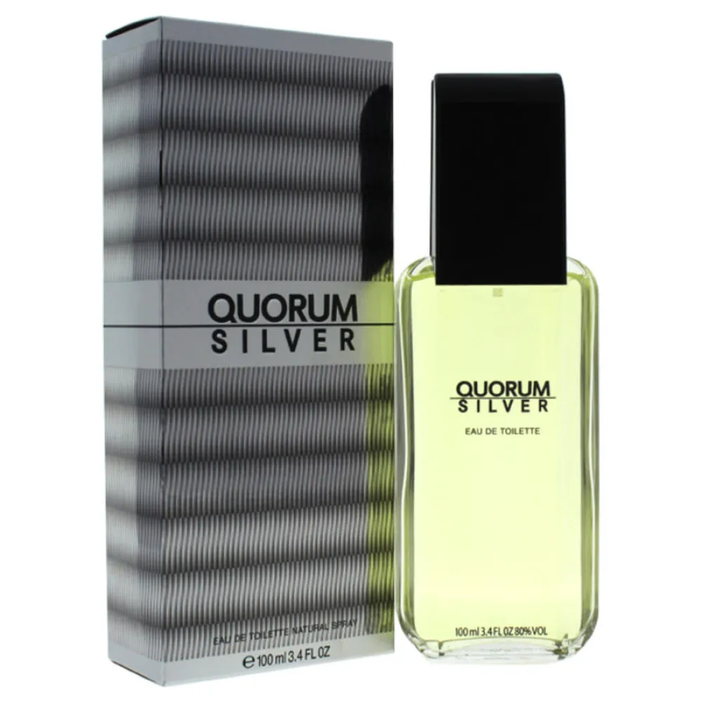 Quorum Silver agua de tocador 100 ml para hombres