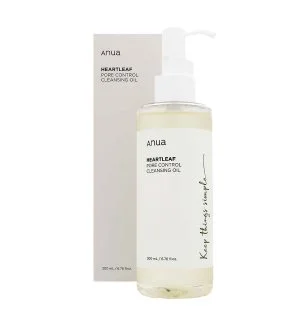 Anua Hearleaf Pore Control Cleansing Oil aceite limpiador hidrofílico no comedogénico