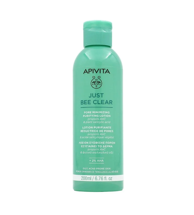 Just Bee Clear tónico facial para poros dilatados y puntos negros 200 ml