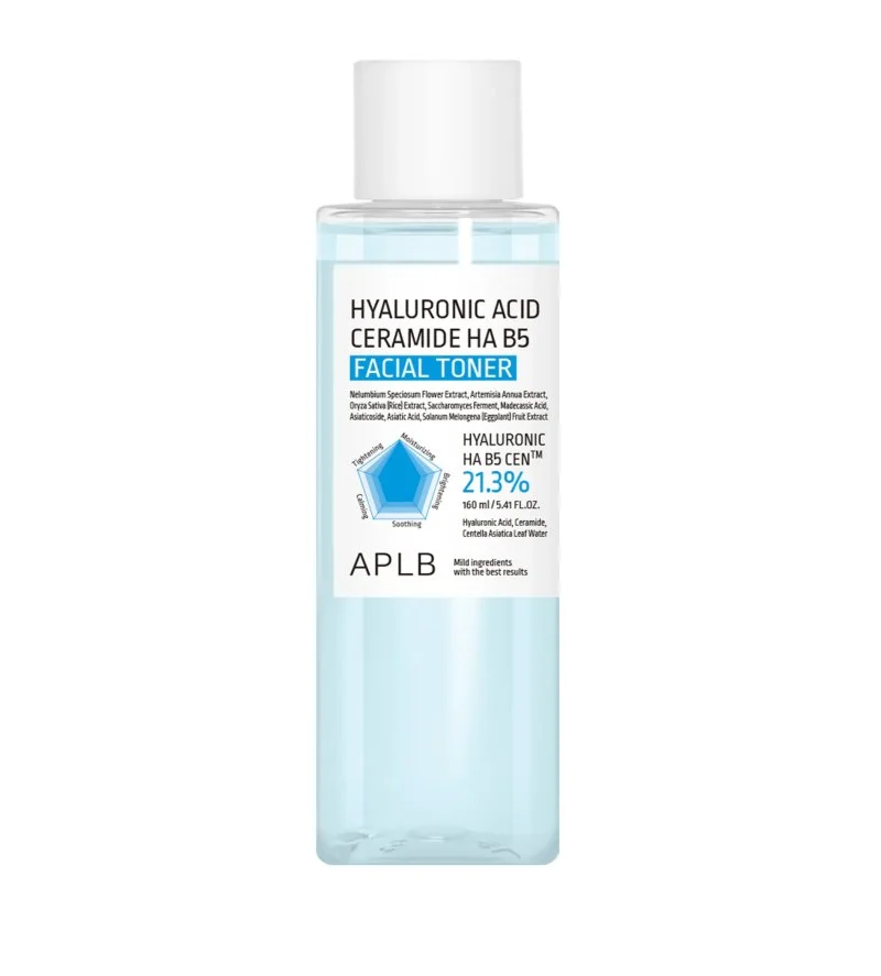 Tónico facial de ácido hialurónico y ceramidas HA B5 hidratante y nutritivo 160 ml