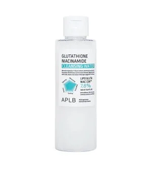 APLB Agua limpiadora con glutatión y niacinamida, agua micelar hidratante e iluminadora