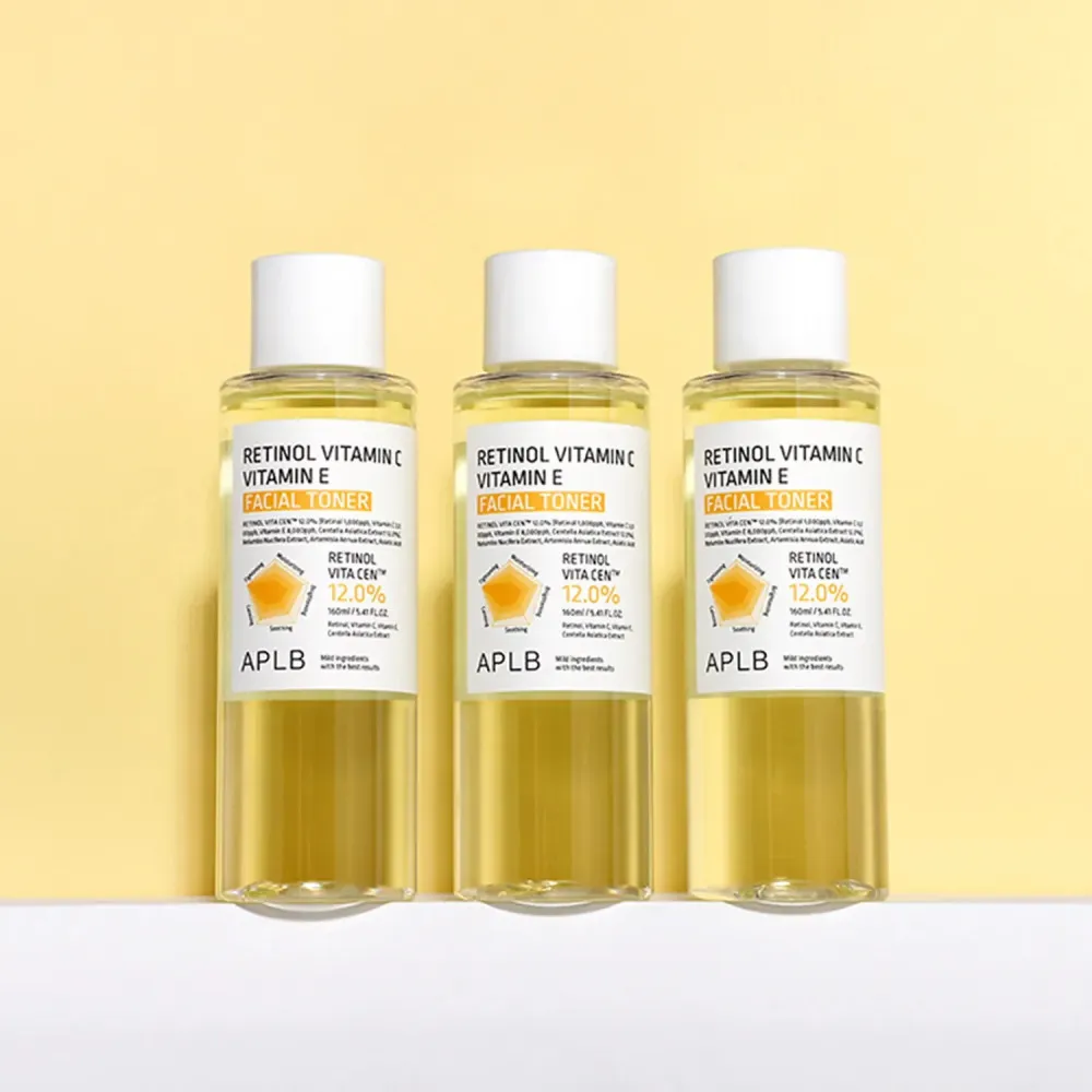 Tónico facial antiedad con retinol, vitamina C y vitamina E 160 ml