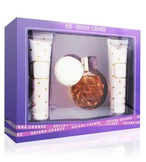Ariana Grande Ari set de regalo 100 ml + loción corporal 100 ml + gel de ducha agua de perfume para mujer