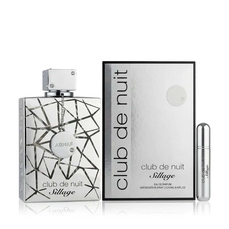 Club de Nuit Sillage Eau de Parfum unisex 250 ml + vaporizador de bolsillo recargable 5 ml