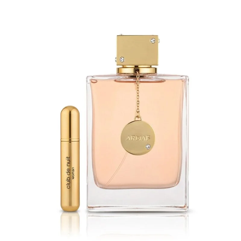 Club de Nuit Woman 250 ml + vaporizador de bolsillo recargable Eau de Parfum para mujer 5 ml