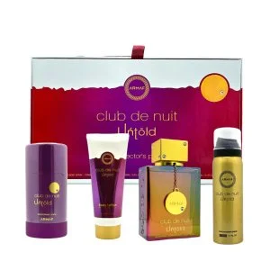 Armaf Club de Nuit Untold Set - Eau de Parfum 105 ml + spray corporal 50 ml + desodorante en barra 75 g + loción corporal