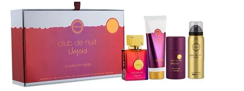Club de Nuit Untold Set - Eau de Parfum 105 ml + spray corporal 50 ml + desodorante en barra 75 g + loción corporal 100 ml