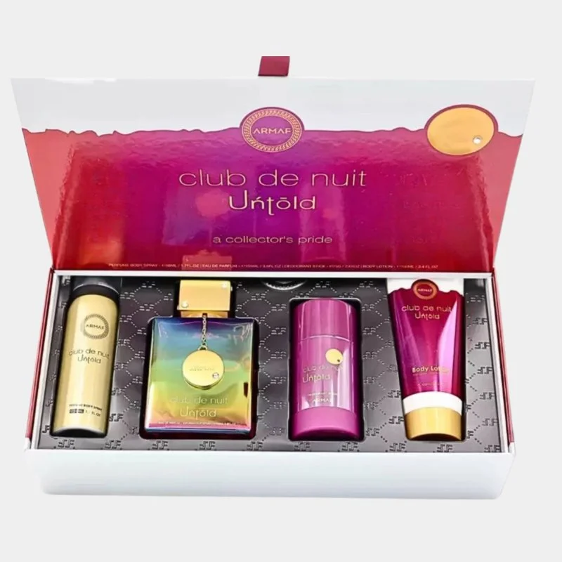 Club de Nuit Untold Set - Eau de Parfum 105 ml + spray corporal 50 ml + desodorante en barra 75 g + loción corporal 100 ml