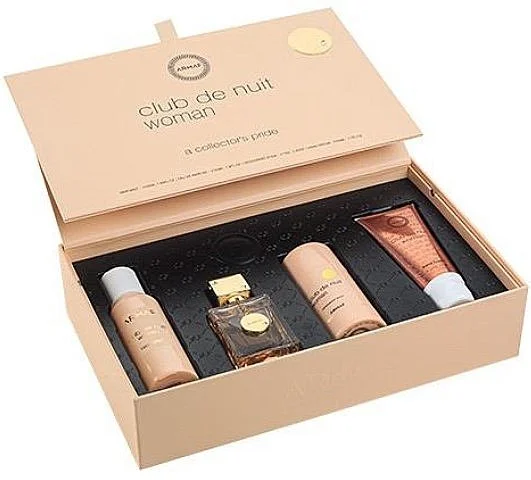 Club de Nuit Woman Set - Agua de Perfume 30 ml + bruma capilar 55 ml + desodorante en barra 75 g + crema de manos 50 ml