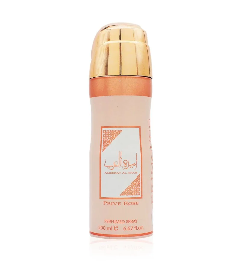 Ameerat Al Arab Prive Rose spray corporal para mujer 200 ml