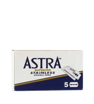 Astra Superior Stainless cuchillas de afeitar 5 uds