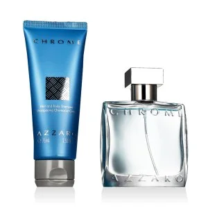 Azzaro Chrome Eau de Toilette para hombre 50 ml + gel de ducha