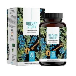 Naturtreu Complejo B forte para nervios fuertes, 120 cápsulas veganas