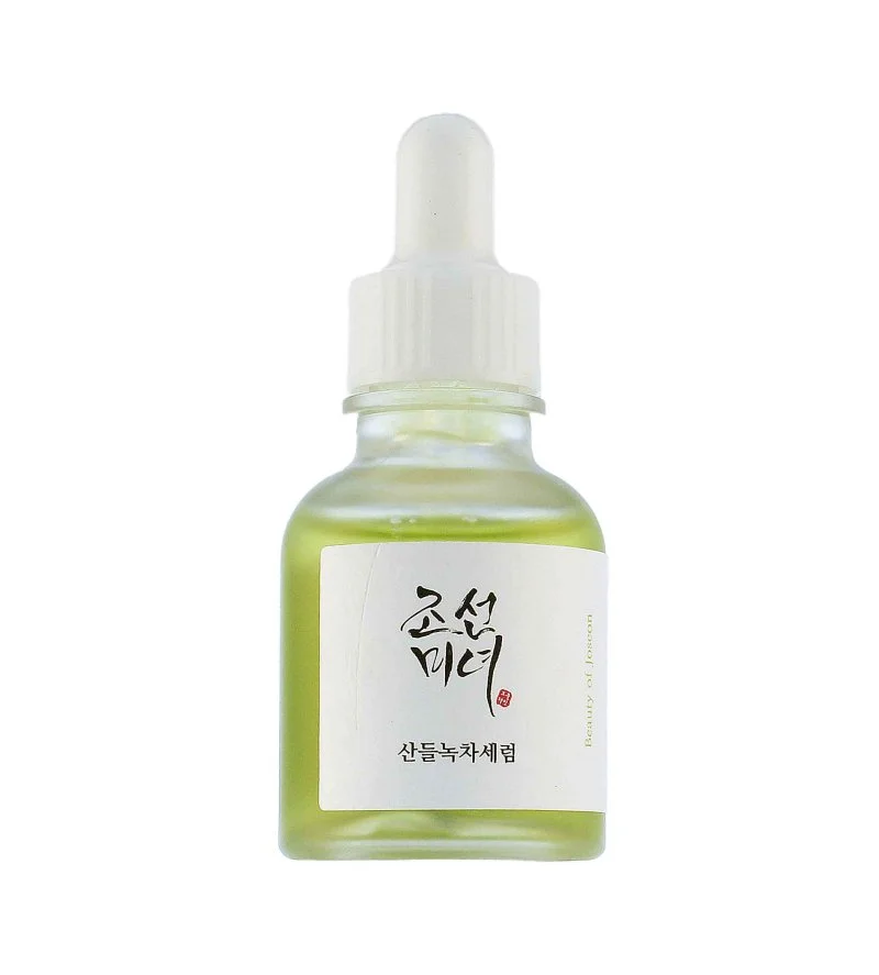 Sérum calmante de té verde + pantenol para calmar y fortalecer la piel sensible 30 ml