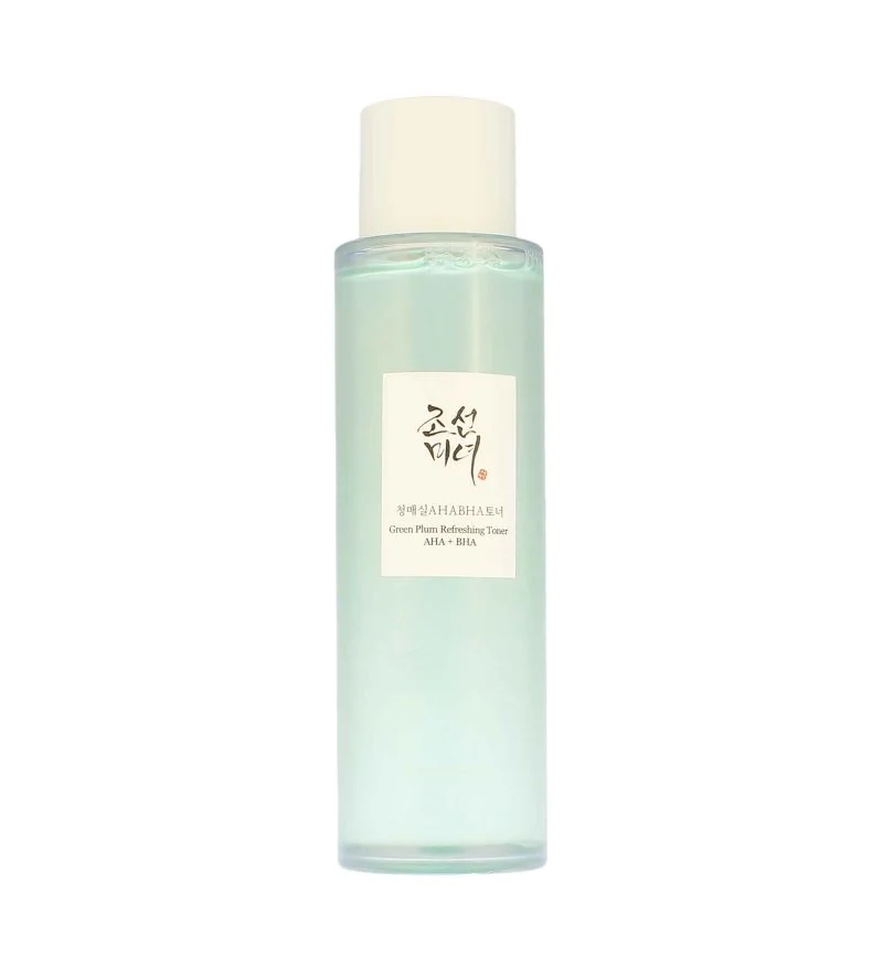 Tónico refrescante de ciruela verde con AHA + BHA, exfoliante suave para uso diario 150 ml