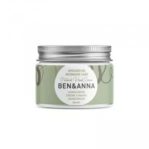 Ben & Anna Crema de manos con aceite de aguacate (30 g) - regeneración intensiva