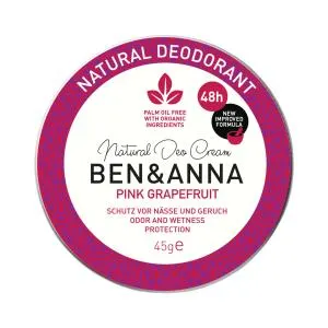 Ben & Anna Desodorante en crema de pomelo rosa (45 g)