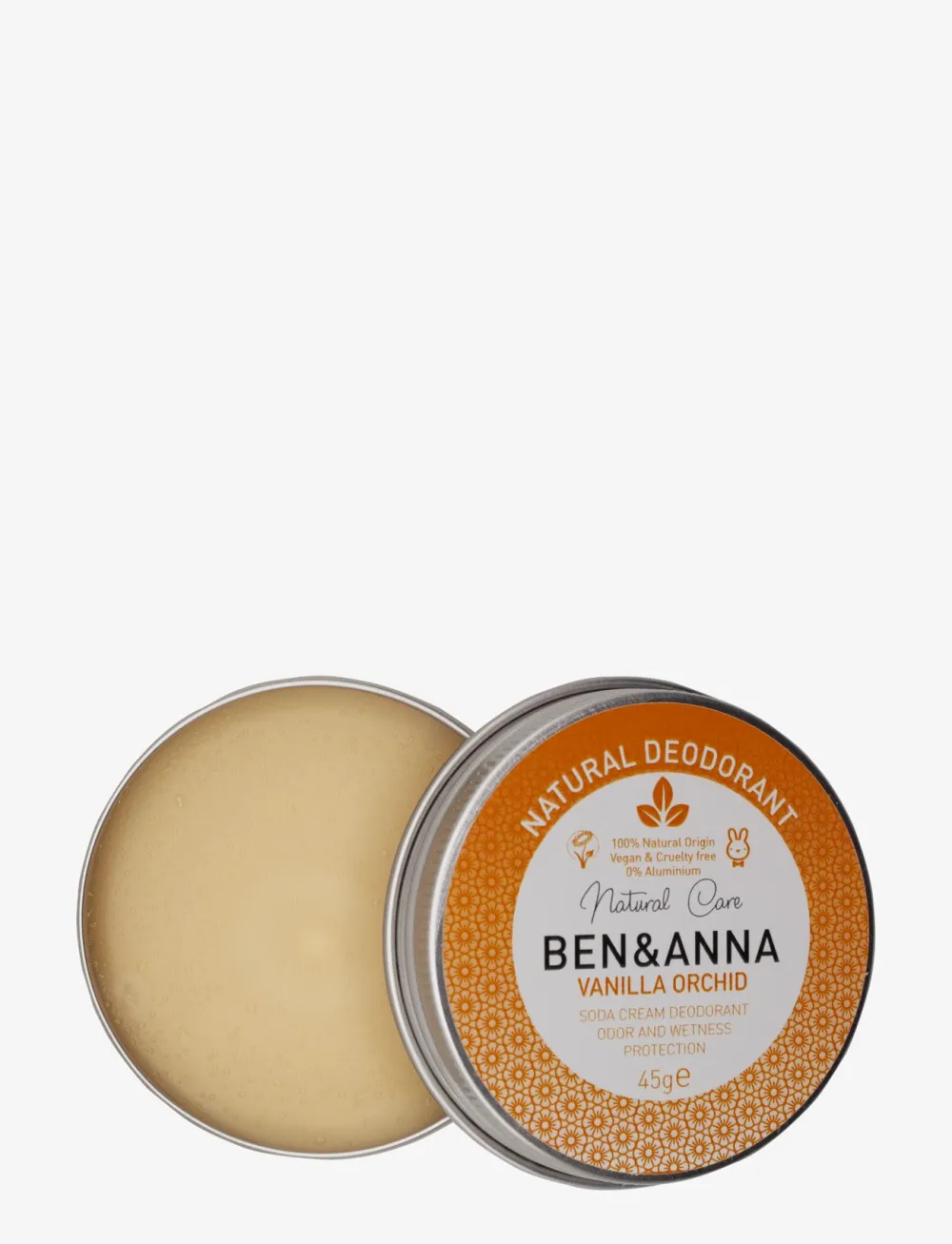 Ben & Anna Desodorante en crema Orquídea de Vainilla (45 g)