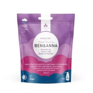 Ben & Anna BEN&ANNA Jabón espumoso en pastillas PURPLE SKY, 55 g