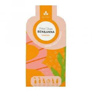 Ben & Anna Champú en polvo (2×20 g) - Espino Amarillo - regenera y calma