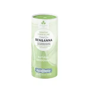 Ben & Anna Desodorante Sólido Sensible (40 g) - Limón y Lima - sin bicarbonato sódico