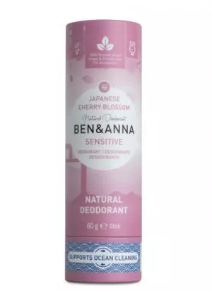 Ben & Anna Desodorante Sólido Sensible (60 g) - Flor de Cerezo