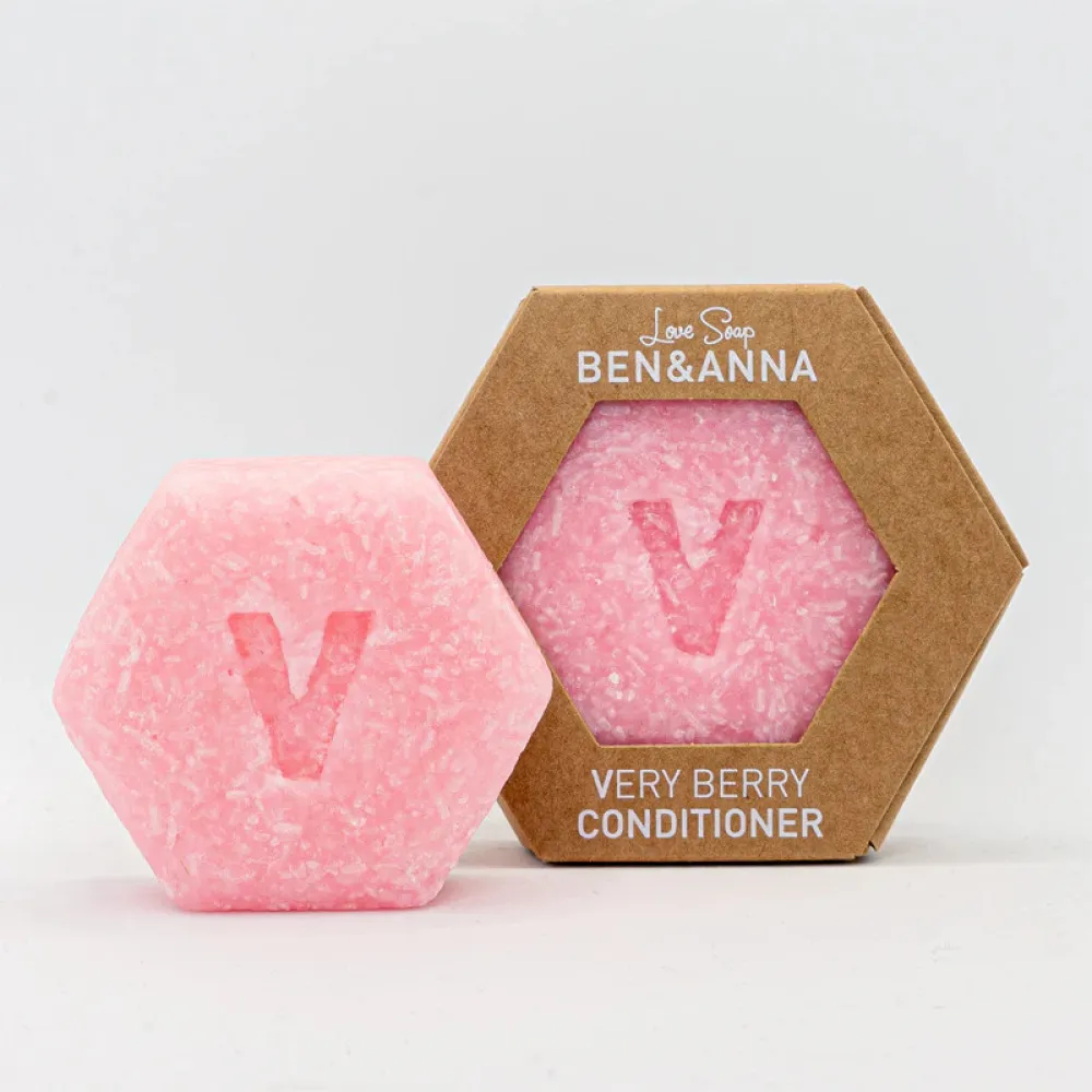 Ben & Anna Acondicionador rígido para la protección y el brillo - Bayas (60 g)