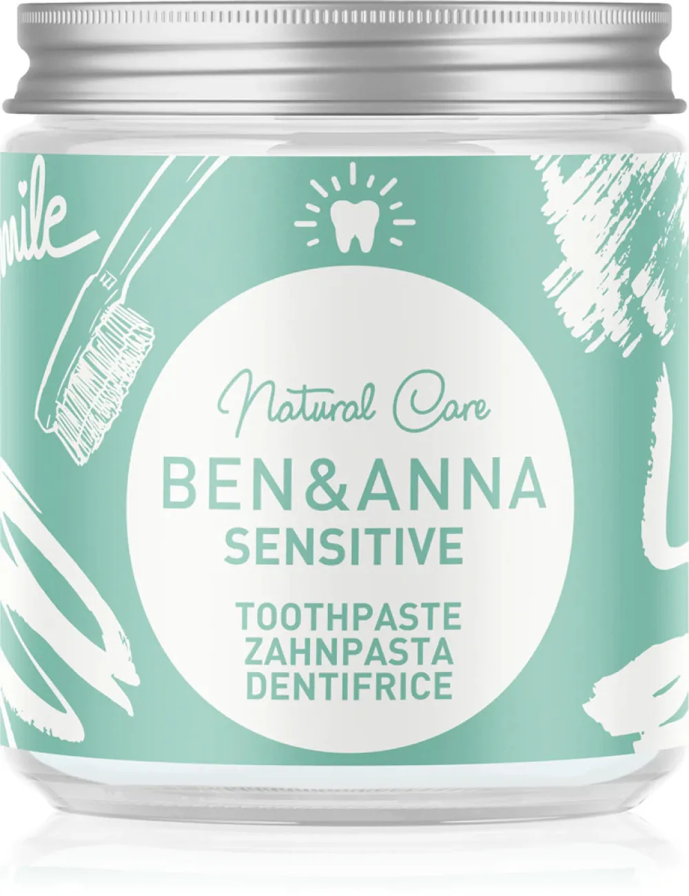 Ben & Anna Pasta dentífrica para dientes sensibles Sensitive (100 ml)