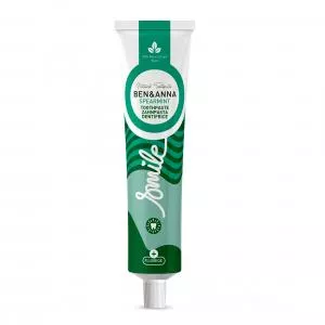 Ben & Anna Pasta dentífrica fluorada (75 ml) - Spearmint - con menta fresca