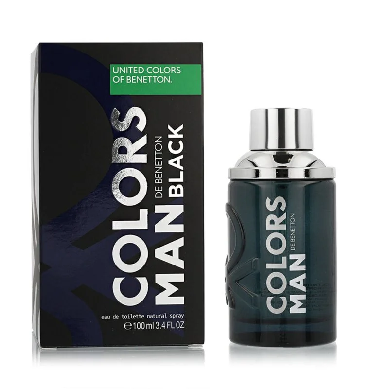 Colors Man Black Eau de Toilette para hombre 100 ml